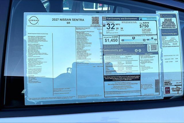 New 2027 Nissan Sentra SR w/ SR Premium Package FWD image 13