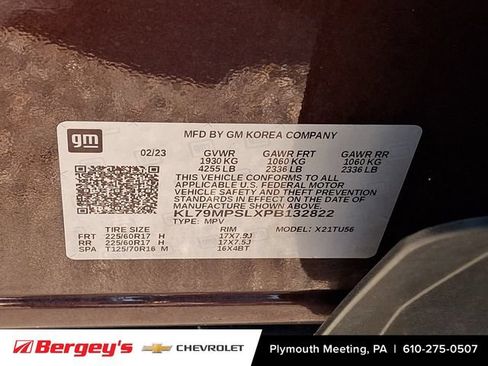 Certified 2023 Chevrolet TrailBlazer LT w/ Convenience Package FWD image 29