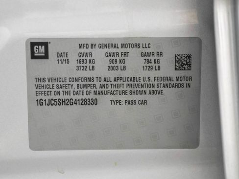 Used 2016 Chevrolet Sonic LT image 47