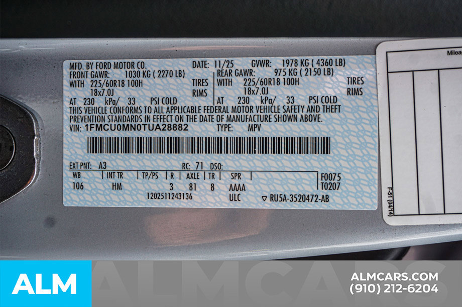 Used 2026 Ford Escape ST-Line FWD image 57