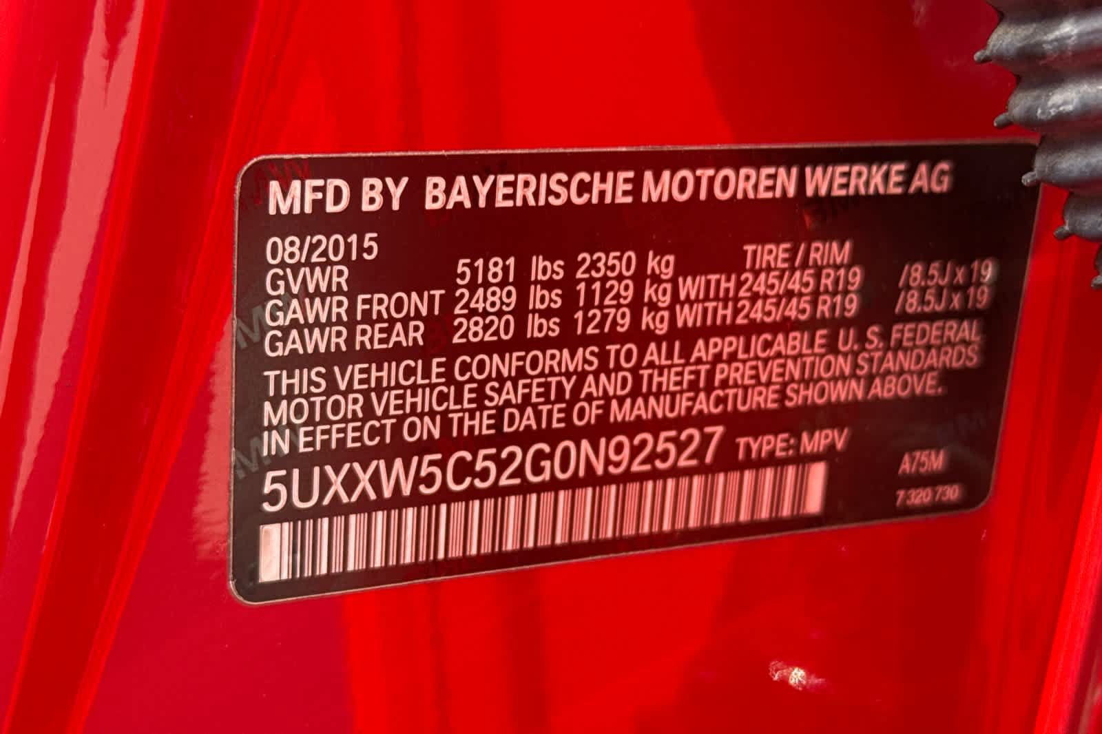Used 2016 BMW X4 xDrive35i AWD/4WD image 28