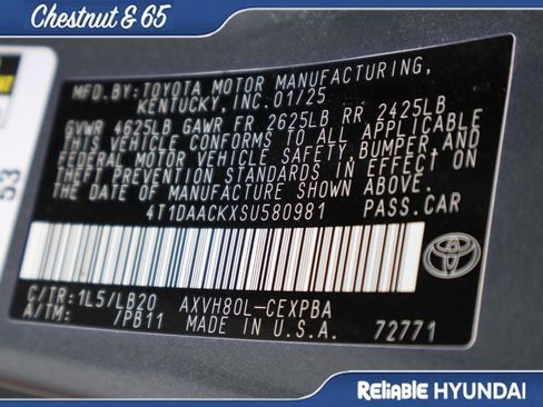 Used 2025 Toyota Camry XSE FWD image 42