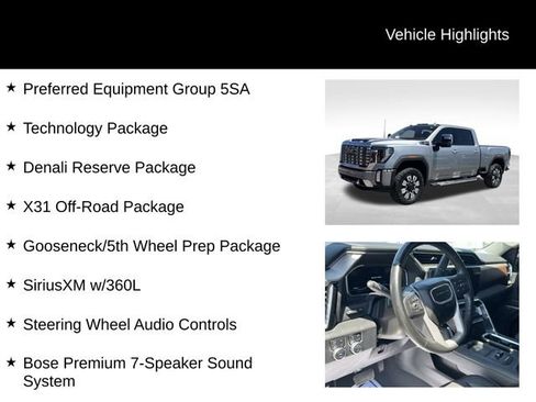 Used 2024 GMC Sierra 2500 Denali w/ Denali Reserve Package AWD/4WD image 8