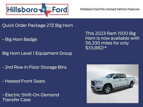 Used 2023 RAM 1500 Big Horn AWD/4WD image 3