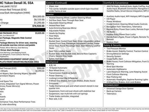 Used 2019 GMC Yukon XL Denali w/ Open Road Package image 36