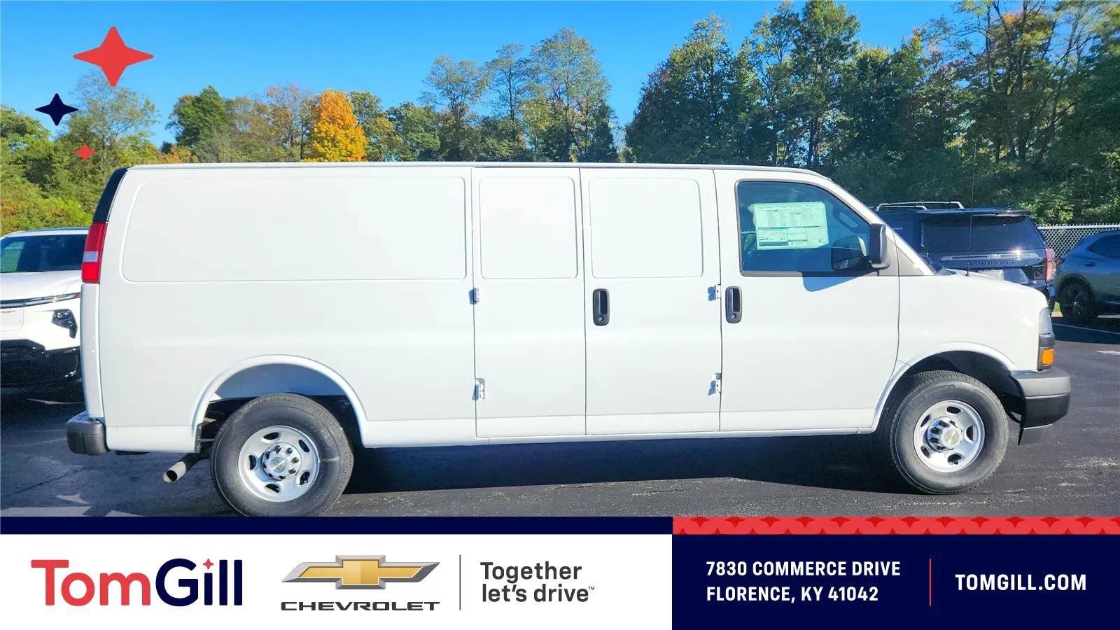New 2025 Chevrolet Express 2500 Extended w/ Driver Convenience Package RWD image 1