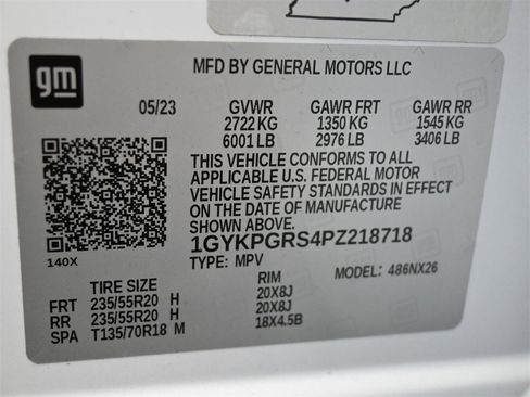 Certified 2023 Cadillac XT6 Sport w/ LPO, ONYX Package image 28