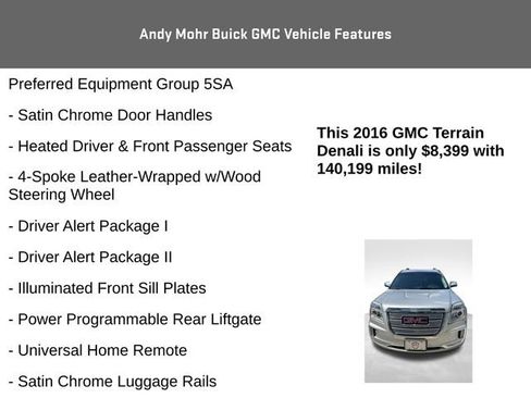 Used 2016 GMC Terrain Denali AWD/4WD image 12