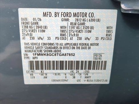 New 2026 Ford Explorer ST w/ Sun And Sound Package image 17