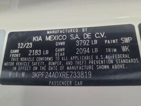 Used 2024 Kia Forte LXS FWD image 33