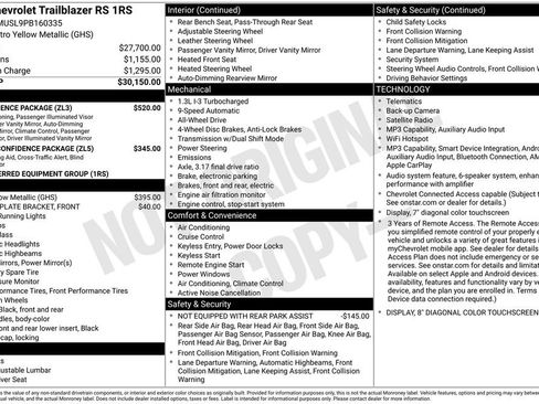 Used 2023 Chevrolet TrailBlazer RS w/ Convenience Package image 3