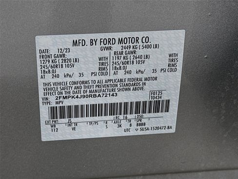 Used 2024 Ford Edge SEL AWD/4WD image 23