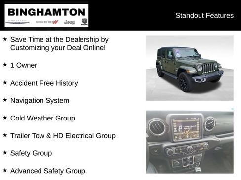 Used 2021 Jeep Wrangler Unlimited Sahara w/ Dual Top Group AWD/4WD image 5