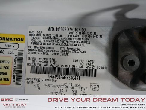 Used 2016 Ford Mustang GT Premium w/ GT Performance Package image 13