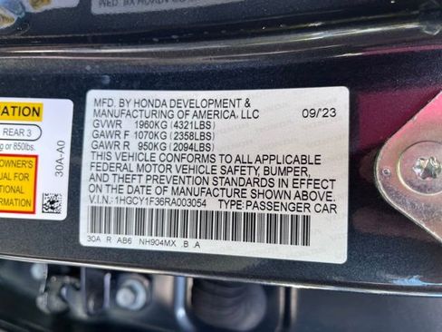 Used 2024 Honda Accord EX image 11