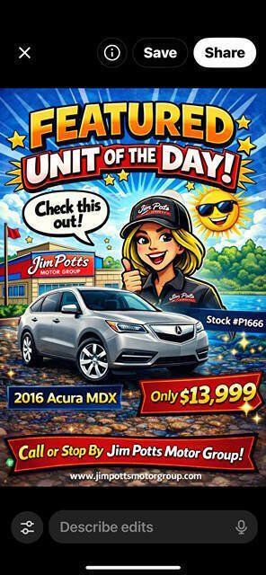 Used 2016 Acura MDX w/ Technology Package AWD/4WD image 5