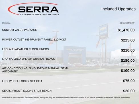 Used 2020 Chevrolet Silverado 1500 Custom w/ Custom Value Package AWD/4WD image 2