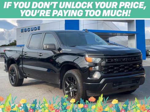 Used 2024 Chevrolet Silverado 1500 Custom AWD/4WD image 1