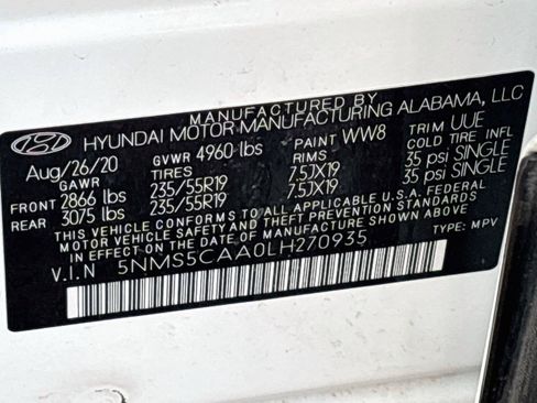 Used 2020 Hyundai Santa Fe Limited AWD/4WD image 24