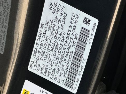 Certified 2025 Honda CR-V EX-L image 37