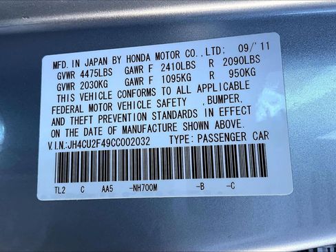 Used 2012 Acura TSX Sedan image 32