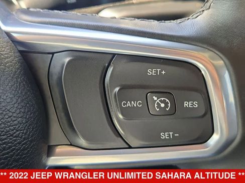 Used 2022 Jeep Wrangler Unlimited Sahara AWD/4WD image 23