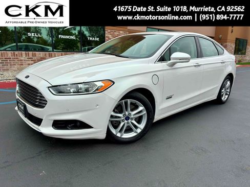 Used 2016 Ford Fusion Energi Titanium w/ Driver Assist Package FWD image 1
