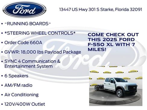 New 2025 Ford F550 4x4 Crew Cab Super Duty image 10