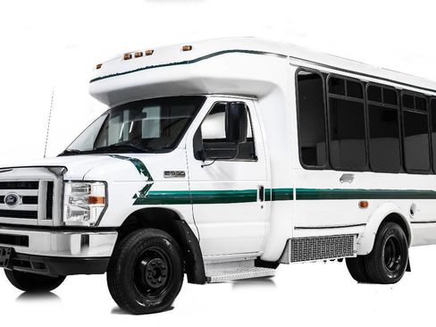 Used 2016 Ford E-350 and Econoline 350 Super Duty w/ Shuttle Bus Prep Package image 2