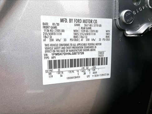 Used 2020 Ford Explorer XLT w/ Equipment Group 202A image 33