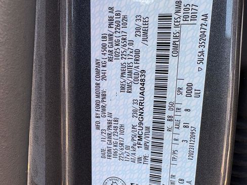 Certified 2024 Ford Escape Active image 17