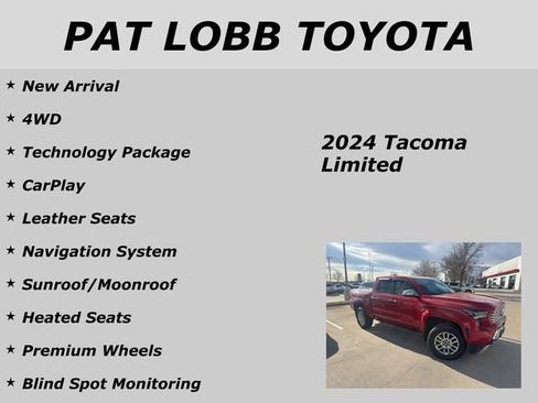 Used 2024 Toyota Tacoma Limited w/ Limited Package (LT) image 15