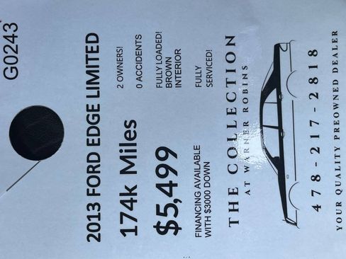 Used 2013 Ford Edge Limited w/ Driver Entry Pkg FWD image 2