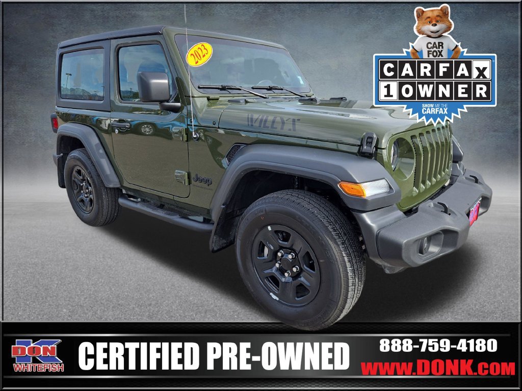 Used 2023 Jeep Wrangler Sport AWD/4WD 360° Tour