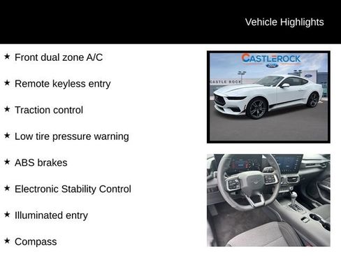 New 2025 Ford Mustang Coupe w/ Wheel & Stripe Package image 7