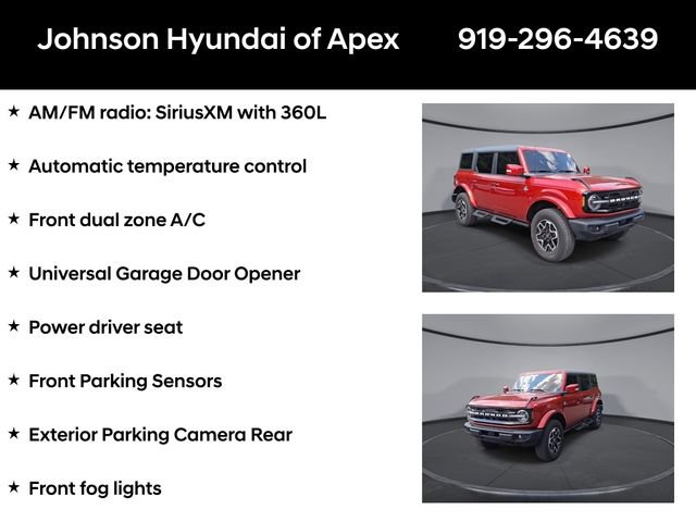 Used 2024 Ford Bronco Outer Banks AWD/4WD image 18