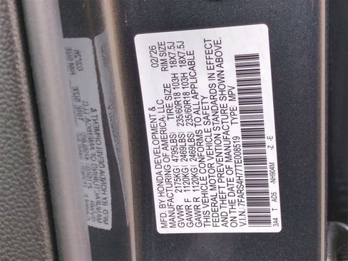 New 2026 Honda CR-V EX-L image 36