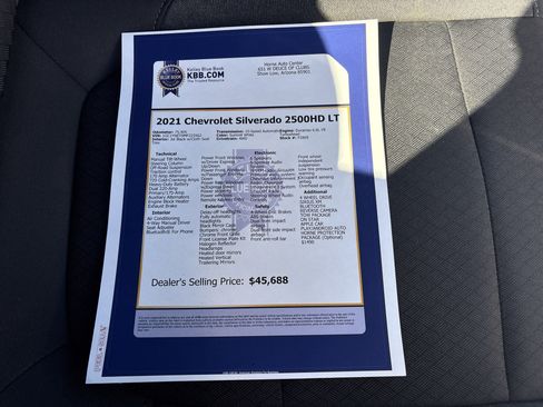 Used 2021 Chevrolet Silverado 2500 LT w/ Z71 Off-Road Package image 29