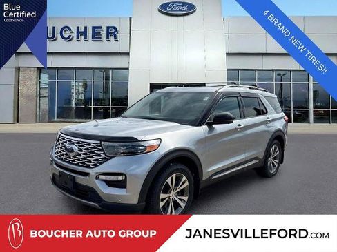 Certified 2020 Ford Explorer Platinum w/ Premium Technology Package AWD/4WD image 1