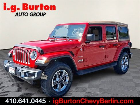 Used 2022 Jeep Wrangler Unlimited Sahara w/ LED Lighting Group image 3