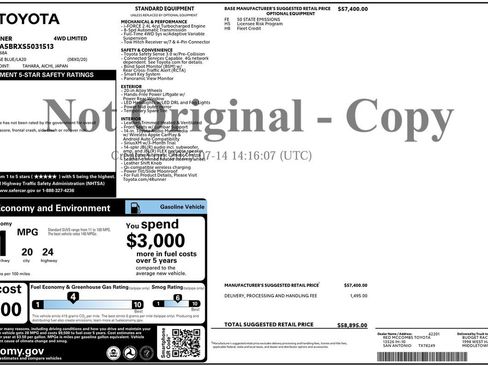 Used 2025 Toyota 4Runner Limited image 49