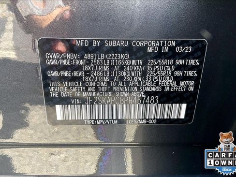 Certified 2023 Subaru Forester Limited AWD/4WD image 32