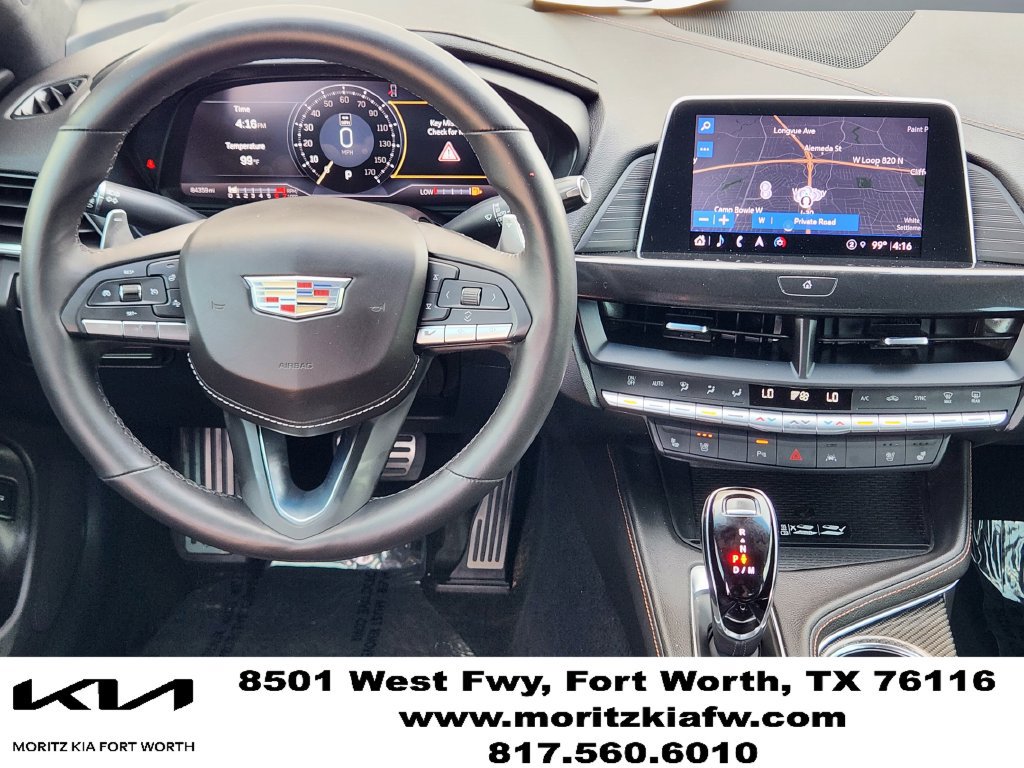 Used 2022 Cadillac CT4 V w/ Navigation Package RWD image 27
