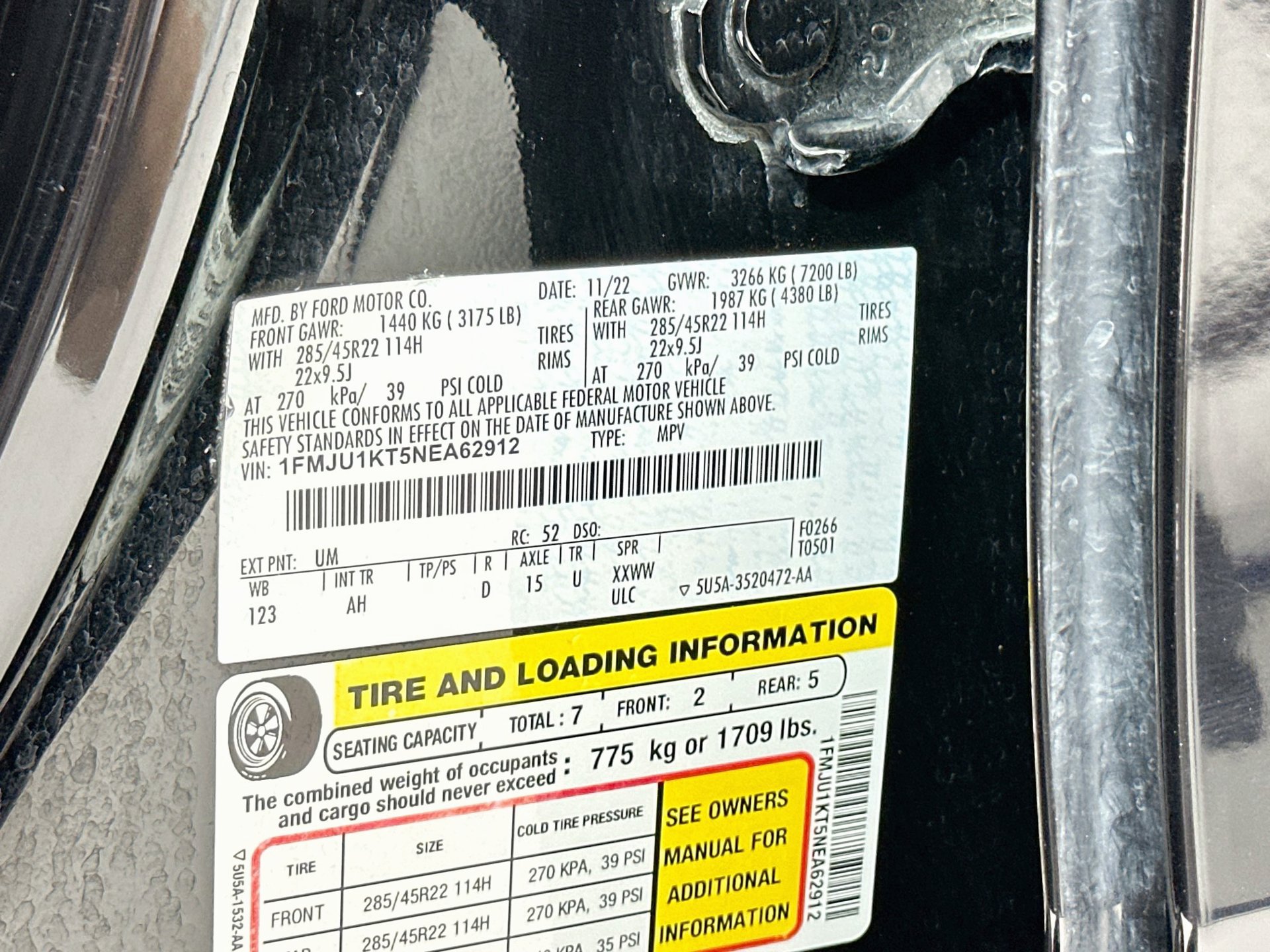 Used 2022 Ford Expedition Limited RWD image 37