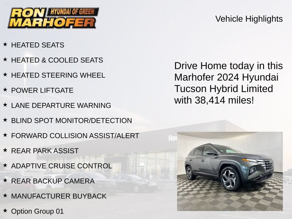 Used 2024 Hyundai Tucson Limited AWD/4WD image 15