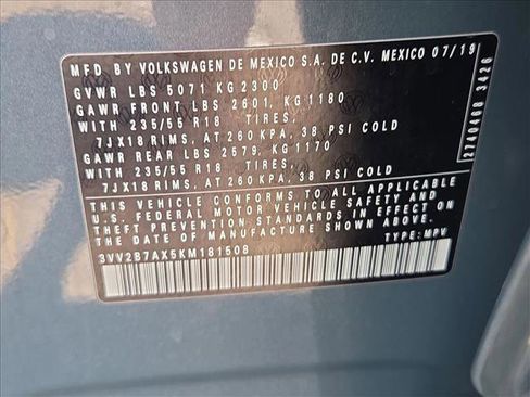 Used 2019 Volkswagen Tiguan S AWD/4WD image 27