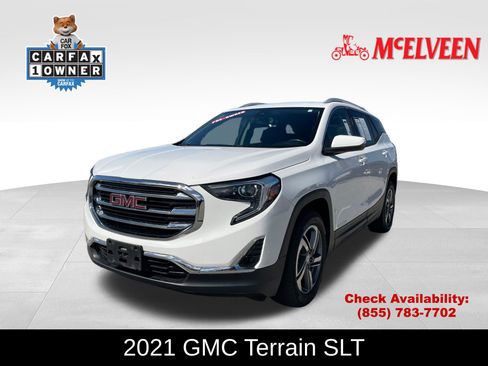Used 2021 GMC Terrain SLT image 1
