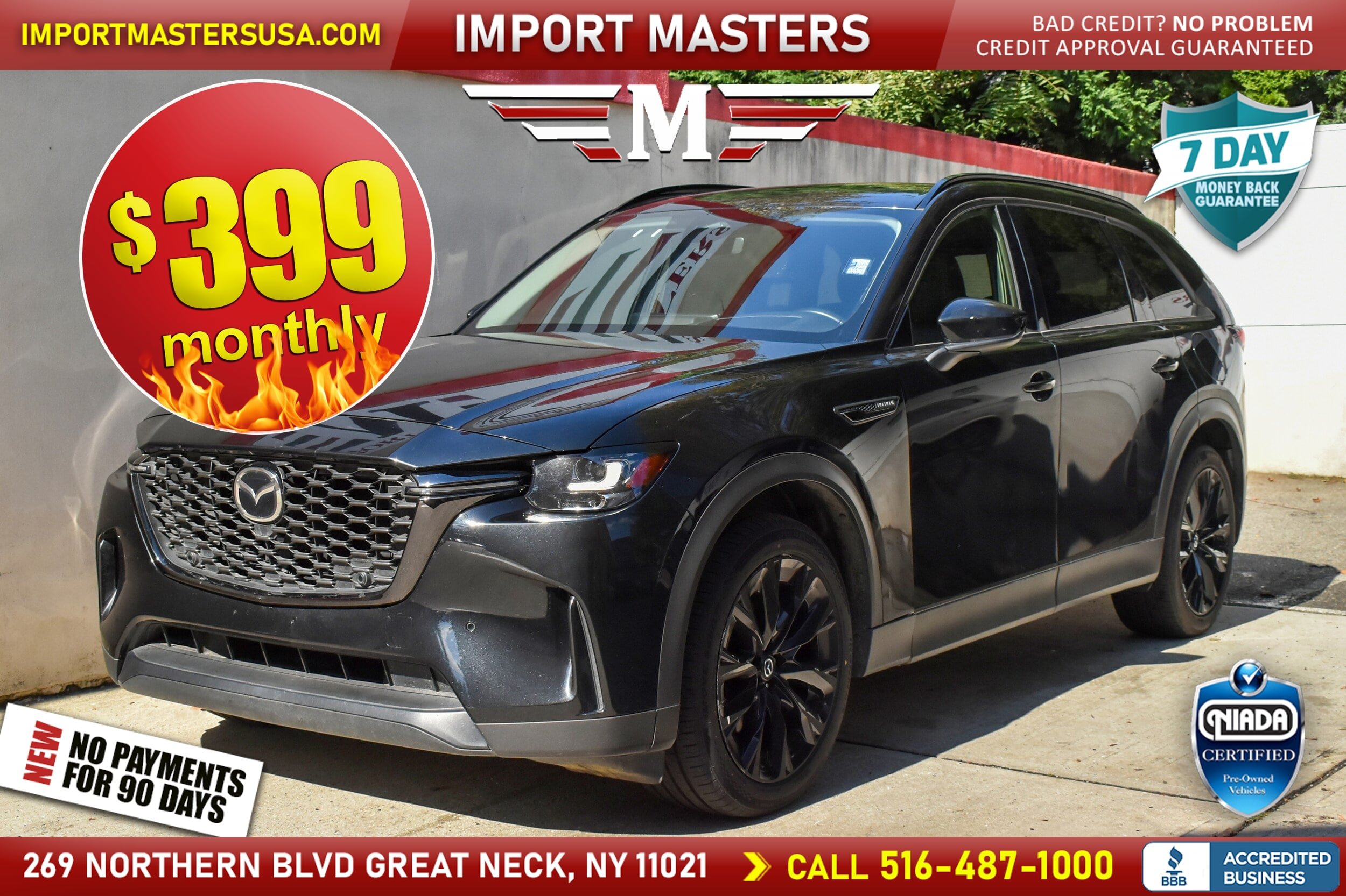Used 2025 MAZDA CX-90 3.3 Turbo w/ Premium Sport Pkg AWD/4WD image 1