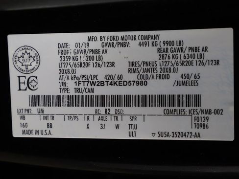 Used 2019 Ford F250 Platinum w/ Platinum Ultimate Package AWD/4WD image 48