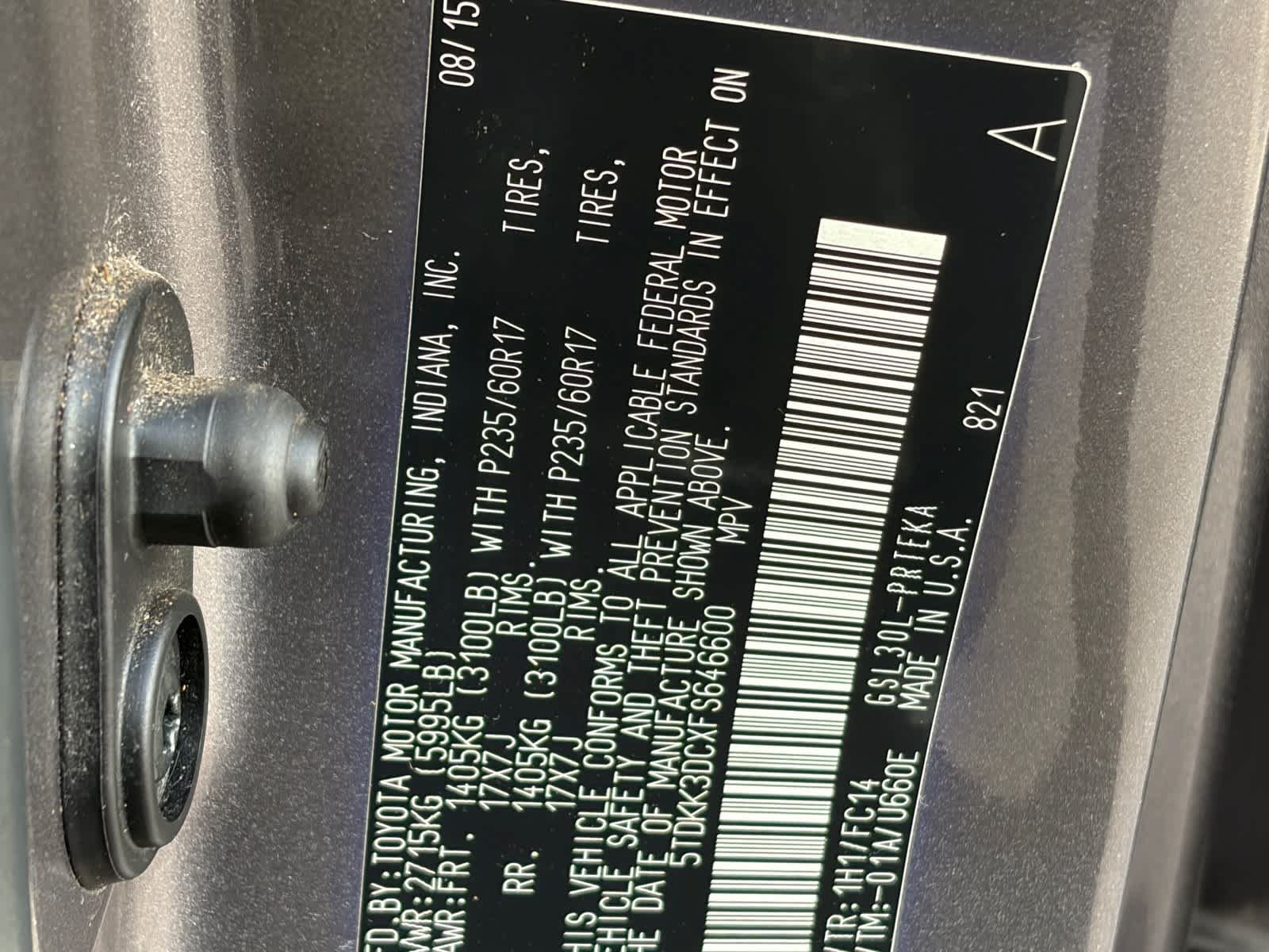 Used 2015 Toyota Sienna LE FWD image 20